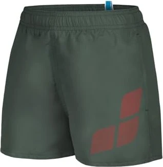 Arena Logo R Badeshorts sage/fluo red (Junior)