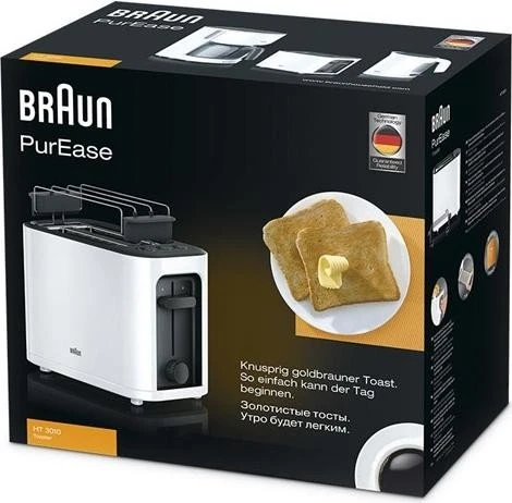Braun HT 3010 PurEase Toaster weiß