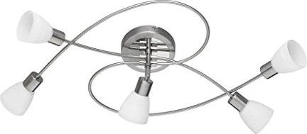 Trio Carico Spot 5-flammig nickel matt