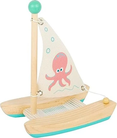 Legler Small Foot Wasserspielzeug Katamaran Oktopus