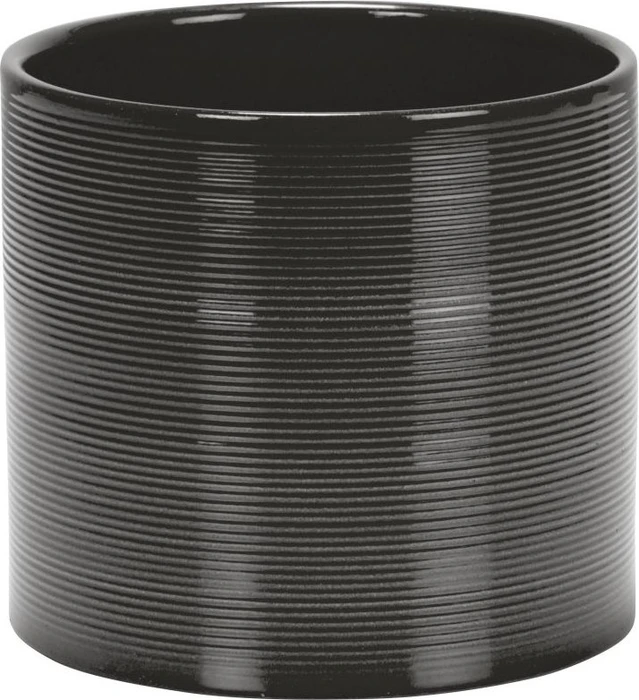 Scheurich 828 Übertopf 12cm glass grey
