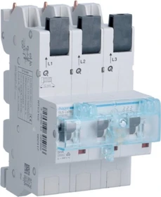 Hager SLS-Schalter 3 polig Cs-Charakteristik 16A für Sammelschiene QuickConnect