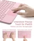 Inateck Ultraleicht Tastatur für iPad Air 6/iPad Air 5/iPad Pro 11", pink, DE Vorschaubild