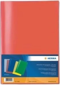 Herma Heftschoner Kunststoff transparent, A4, farbig sortiert, 10er-Set