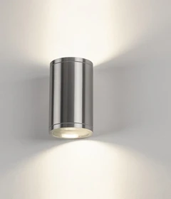 SLV Rox Up/Down Wandleuchte GU10 2-flammig aluminium gebürstet