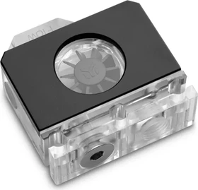 EK Water Blocks Quantum Line EK-Quantum Scalar Flow Indicator Top-Bottom D-RGB, schwarz, Durchflusssensor