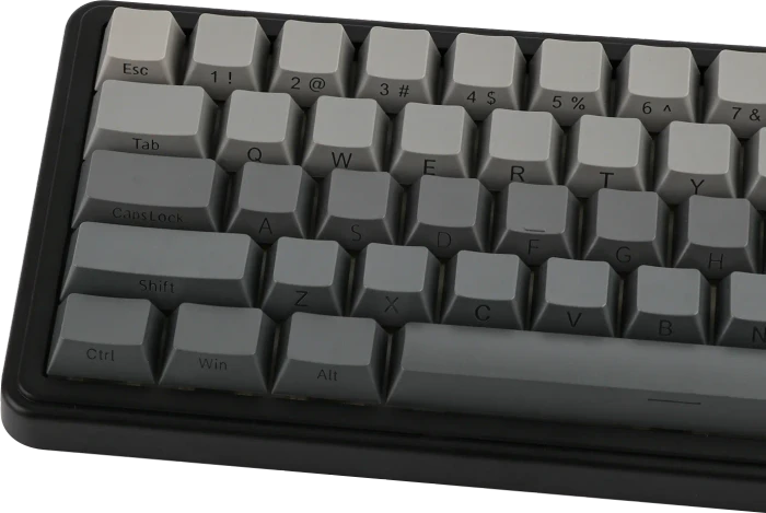 Epomaker x Aula F65, Black Gradient, LEDs RGB, hot-swap, Side-Printed, LEOBOG Reaper, USB/Bluetooth, US