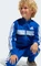 adidas Seasonal Essentials Tiberio 3-Streifen Tricot Trainingsanzug royal blue/white/glow blue (Junior) Vorschaubild