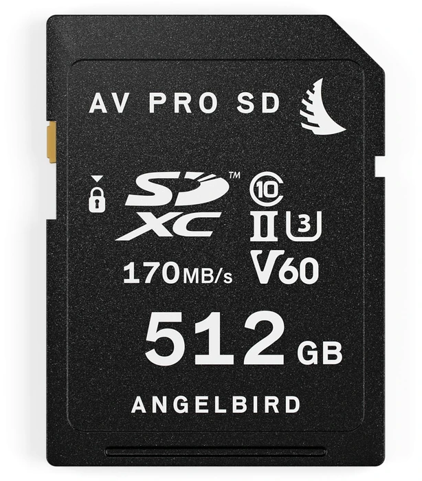 Angelbird AV PRO SD V60 R170/W105 512GB, UHS-II U3, Class 10