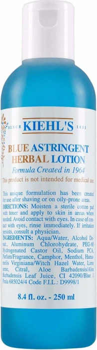 Kiehl's Blue Astringent Herbal Lotion Gesichtswasser, 250ml