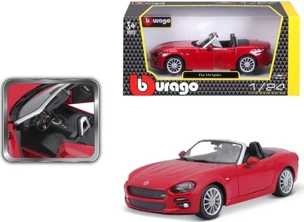 Bburago Fiat Spider 2016 rot (15621083R)