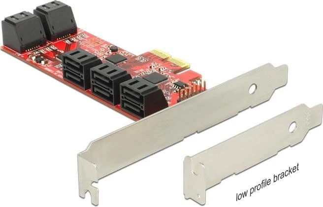 DeLOCK 10x SATA 6Gb/s, PCIe 2.0 x2