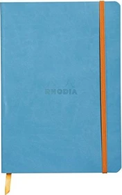 Rhodia Rhodiarama Notizbuch, A5, liniert, Softcover, türkis, 80 Blatt