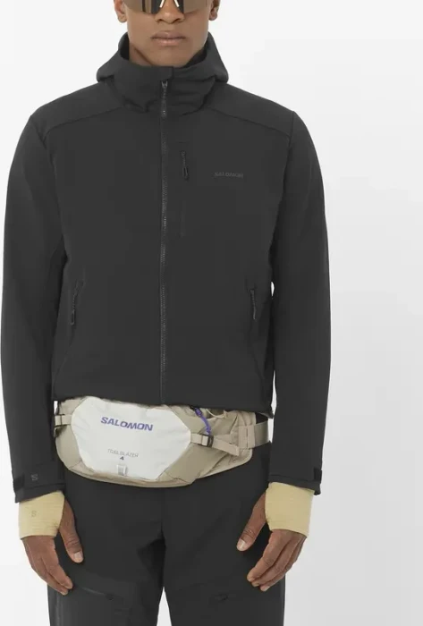 Salomon Outpeak Hooded Funktionsjacke deep black (Herren)