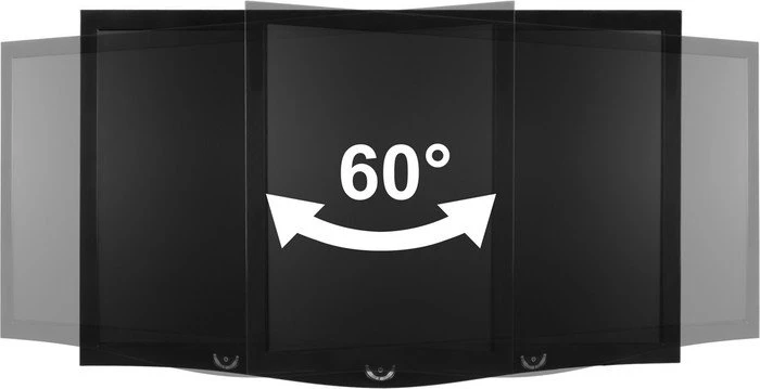 ARCTIC W1A Monitor-Wandhalterung schwarz