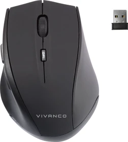 Vivanco IT-MS RFL 1600 Wireless Laser Mouse schwarz, USB (39631)