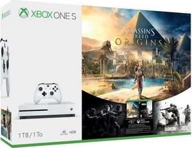 Microsoft Xbox One S - 1TB Assassin's Creed: Origins Bonus Bundle weiß