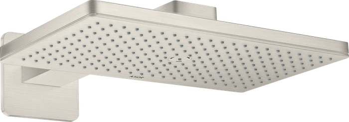 Hansgrohe Axor ShowerSolutions Kopfbrause 460/300 1jet softcube mit Brausearm edelstahloptik