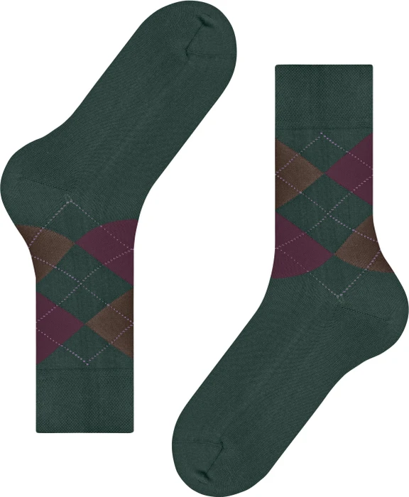Falke Sensitive Argyle Socken thyme (Herren)