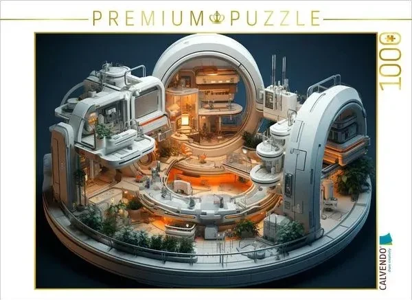 Calvendo Raumstation - 3D Raum für kleine Entdecker