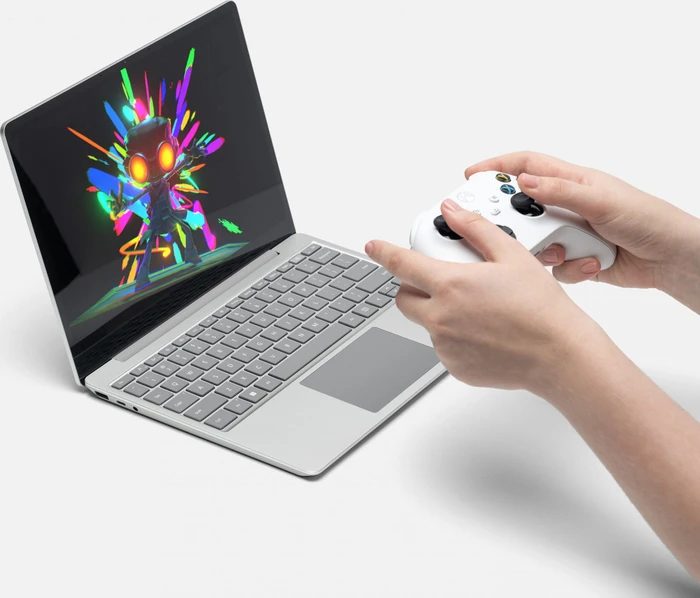 Microsoft Surface Laptop Go 2, Eisblau, Core i5-1135G7, 8GB RAM, 128GB SSD, DE, Business