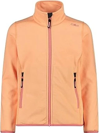 CMP Fleece Knit-Tech Meliert Jacke melone/pesca/bianco (Junior)