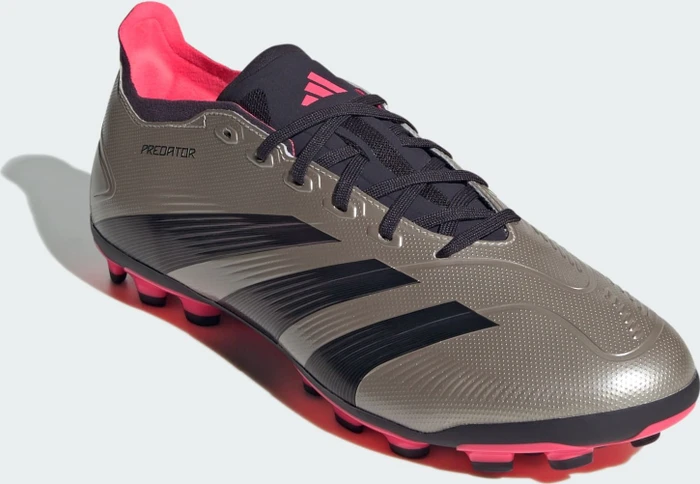adidas Predator League AG platinum metallic/aurora black/turbo