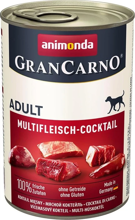 animonda GranCarno Dose Fleisch pur Adult Multifleisch-Cocktail, 400g