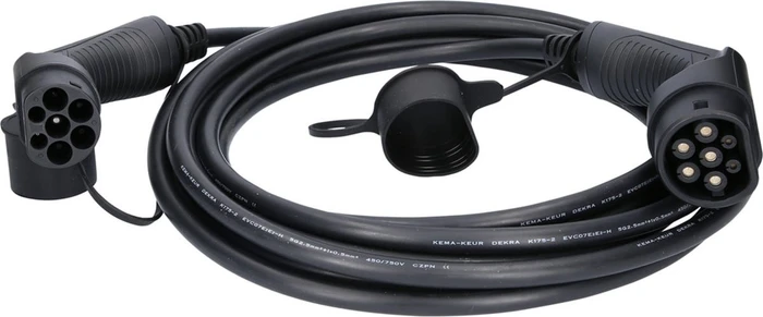 KS Tools efuturo Ladekabel gerade Typ 2 auf Typ 2, 11kW, 8m