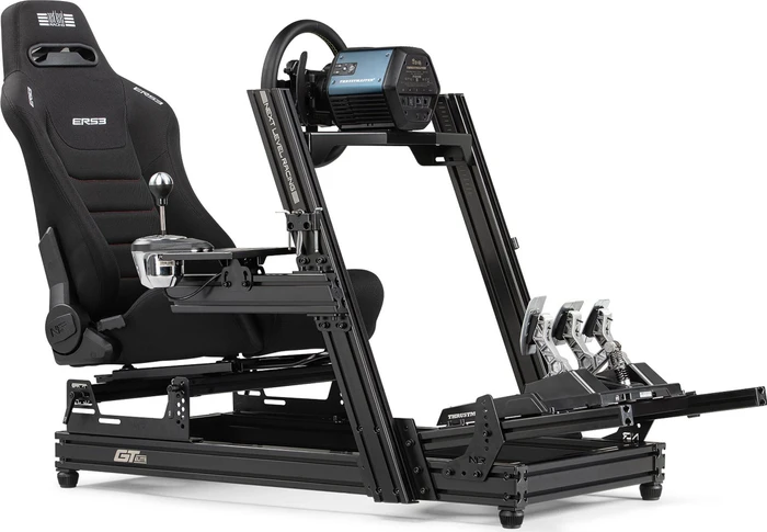 Next Level Racing ERS3 Elite Liegesitz, Fabric & Simaero Mesh Edition, schwarz