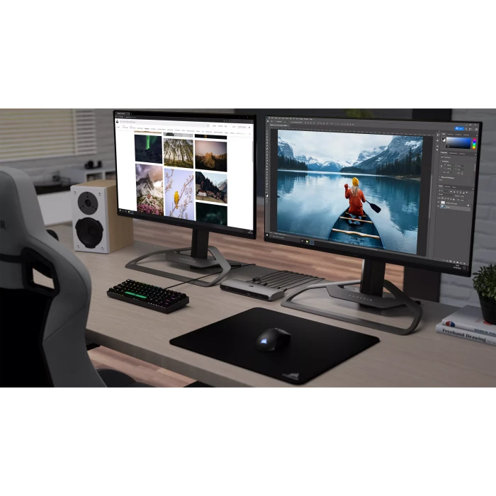 Corsair TBT100 Thunderbolt 3 Dock (2x DisplayPort), Thunderbolt 3 [Buchse]