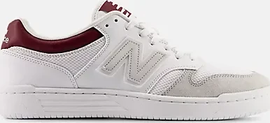 New Balance 480 white/classic crimson (Herren)