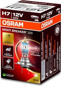 Osram Night Breaker 220 H7 55W, 1er-Pack Faltschachtel