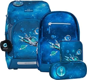 Beckmann Active Air FLX Galaxy Schulrucksack-Set, 6-tlg.