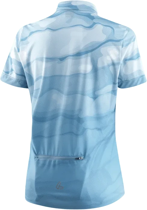 Löffler Barkly Half-Zip Trikot kurzarm blue bay (Damen)