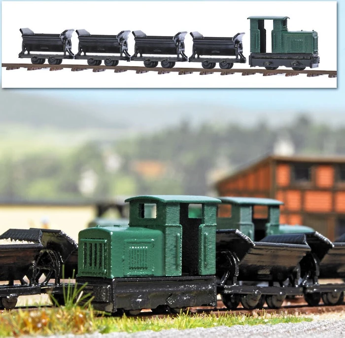 Busch - Spur N - Feldbahn-Set