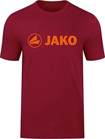 Jako Promo T-Shirt kurzarm wine red/neon orange (Junior)