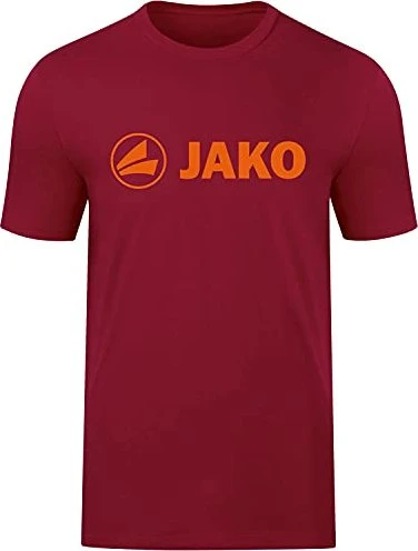 Jako Promo T-Shirt kurzarm wine red/neon orange (Junior)