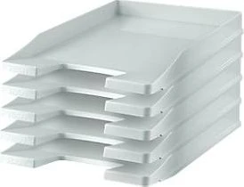 HAN Junior Papierablage, A4, lichtgrau, 5er-Pack
