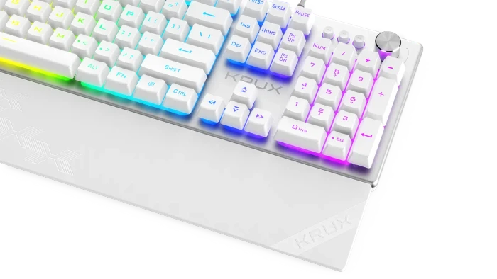 Krux Frost RGB, Silver-White, USB, US