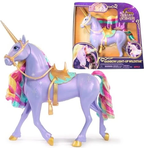 Spin Master Unicorn Academy - Rainbow Light-up Wildstar Einhorn