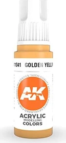 AK-Interactive 3rd Gen Acrylic Colors Acrylic Modelling Colors golden yellow, 17ml