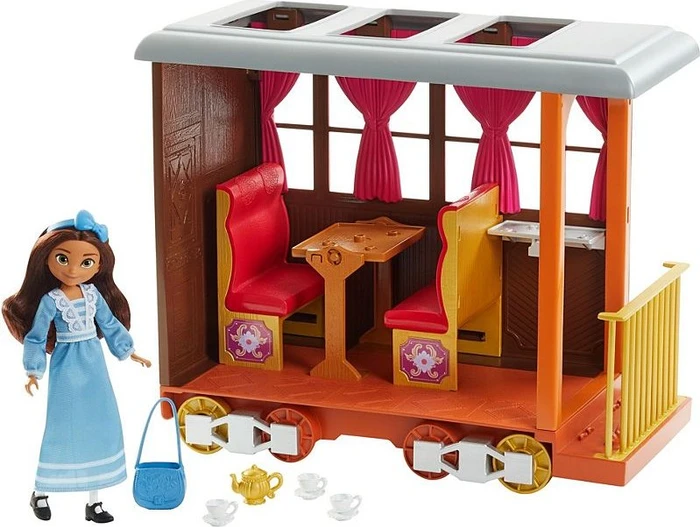 Mattel Spirit Untamed - Zug-Abenteuer Spielset mit Puppe Lucky