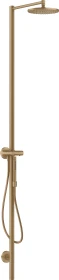Hansgrohe Axor Starck Duschsäule mit Thermostat und Kopfbrause 240 1jet brushed bronze