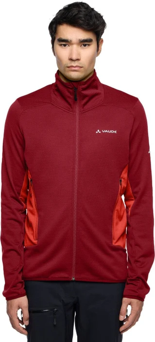 Vaude Monviso Fleece II Jacke carmine/glowing red (Herren)