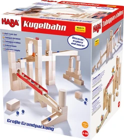 HABA Kugelbahn Grundpackung - Kugelbahn-Bausatz