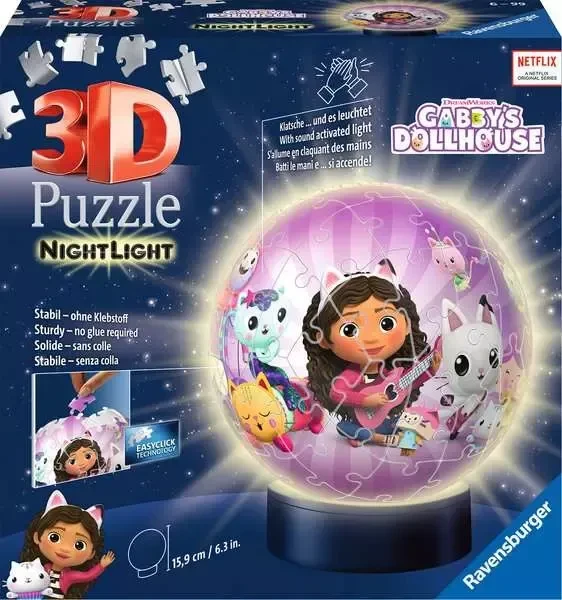 Ravensburger Puzzle Nachtlicht Gabby's Dollhouse