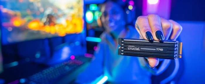 Crucial T710 SSD 2TB, M.2 2280 / M-Key / PCIe 5.0 x4, Kühlkörper