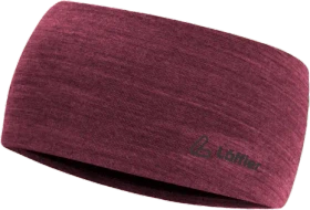 Löffler Merino Wool Wide Stirnband aubergine