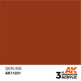 AK-Interactive 3rd Gen Acrylic Colors Ink Modelling Colors skin, 17ml